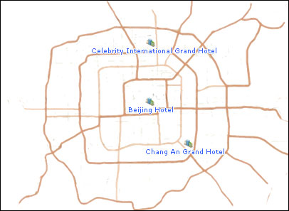 Beijing Hotel Map